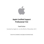 Apple Certified Support Professional 10.6
